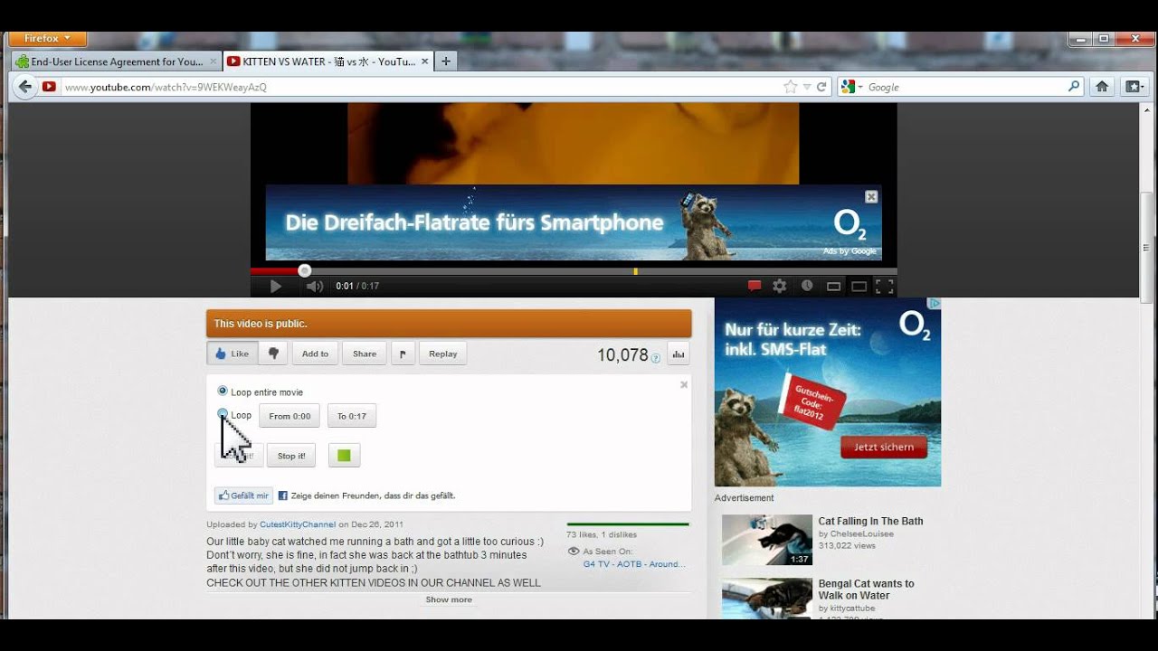 Auto Replay for YouTube™ video 1